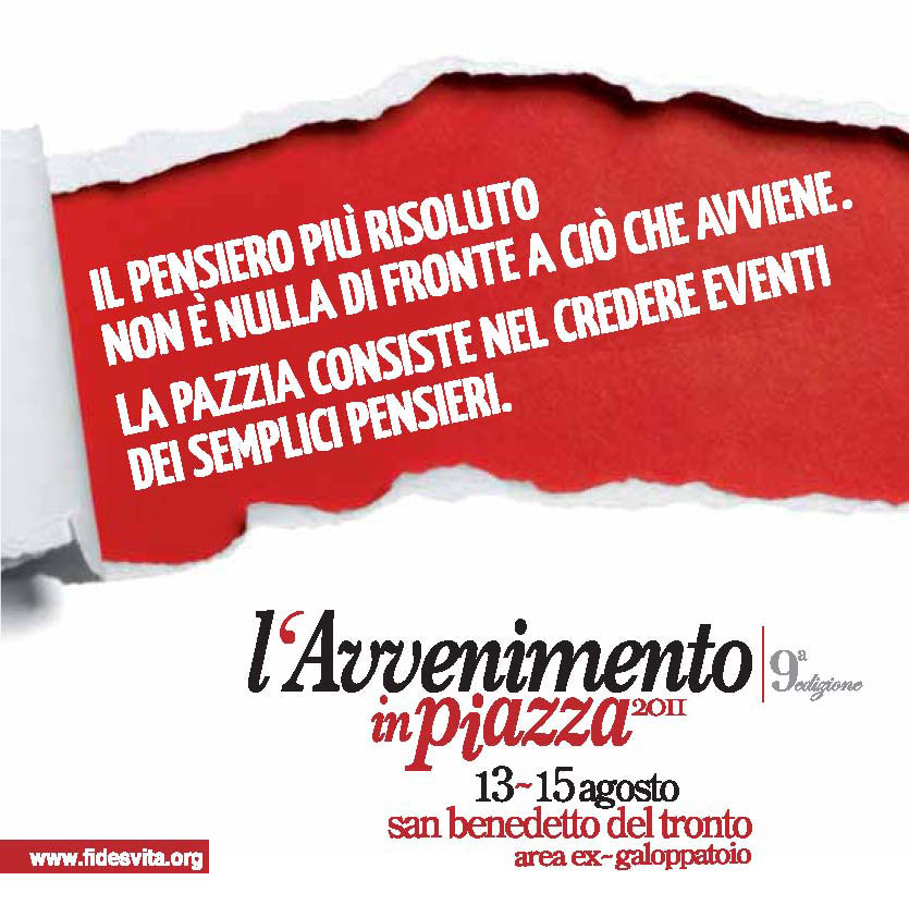 L’Avvenimento in piazza 2011