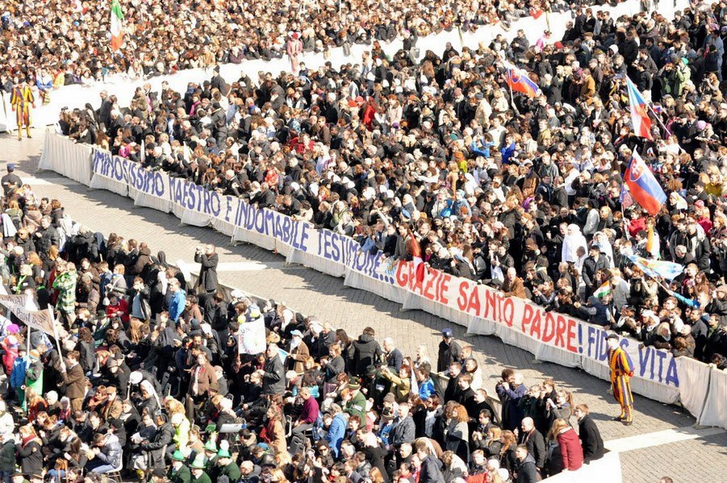 Ultima udienza di Benedetto XVI