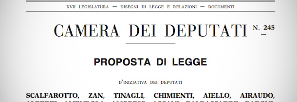 Legge contro l’omofobia