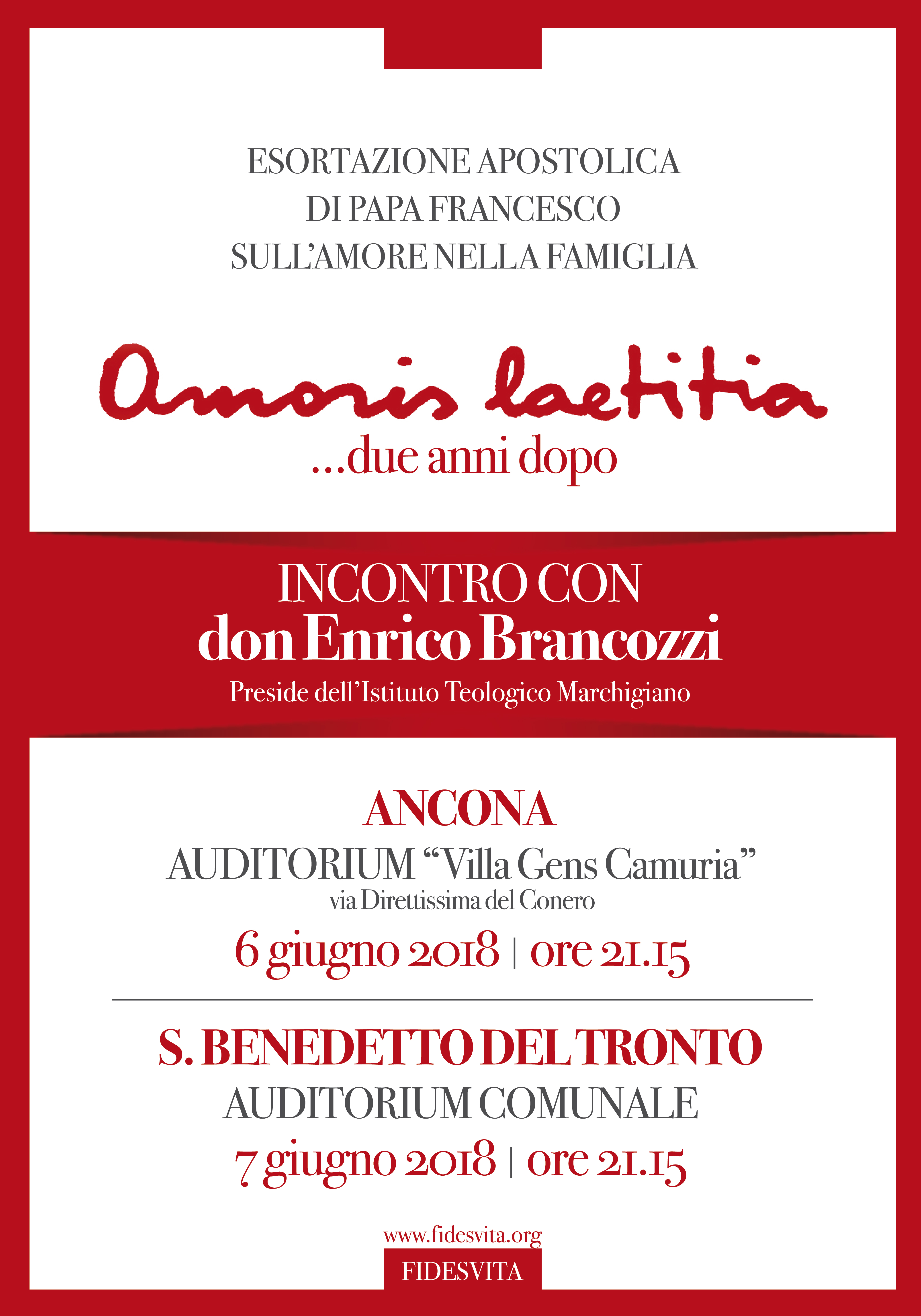 Amoris laetitia… due anni dopo